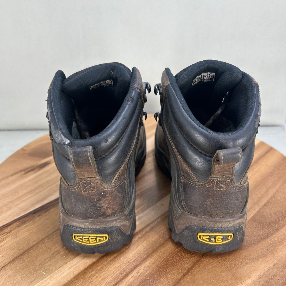 KEEN Targhee II Mid Waterproof Hiking Boots Womens 7 Brown Leather 1007954 - Picture 5 of 9